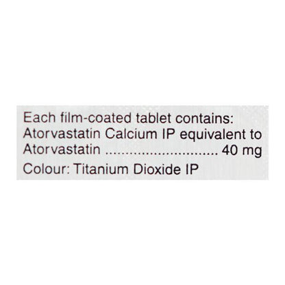 Atorlip 40mg Tablet 10'S - Global Surgicals