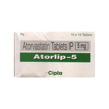 ATORLIP 5mg Tablet 15's - Global Surgicals