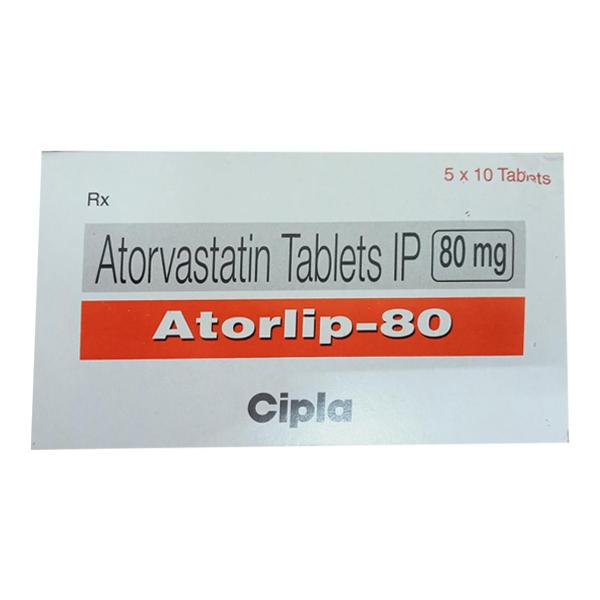 ATORLIP 80 Tablet 10's - Global Surgicals
