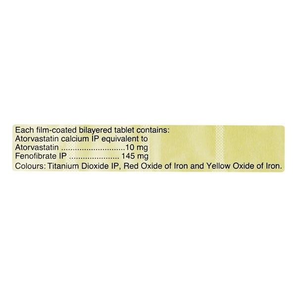 Atorlip F 10mg Tablet 15'S - Global Surgicals