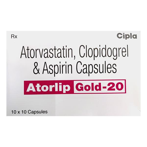 ATORLIP GOLD 20 Capsule 10's - Global Surgicals