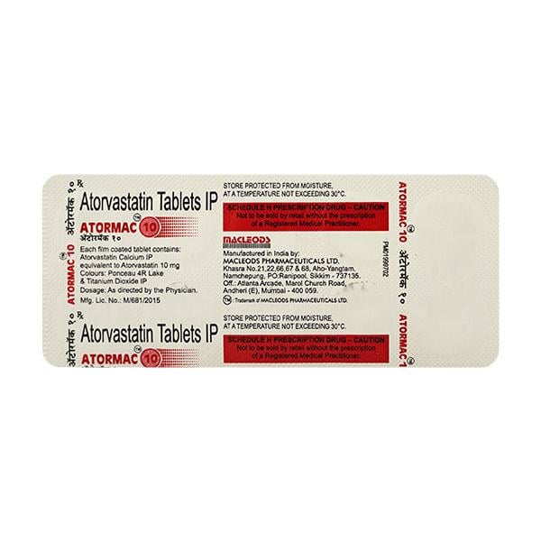 Atormac 10mg Tablet 10'S - Global Surgicals