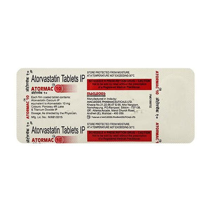 Atormac 10mg Tablet 10'S - Global Surgicals