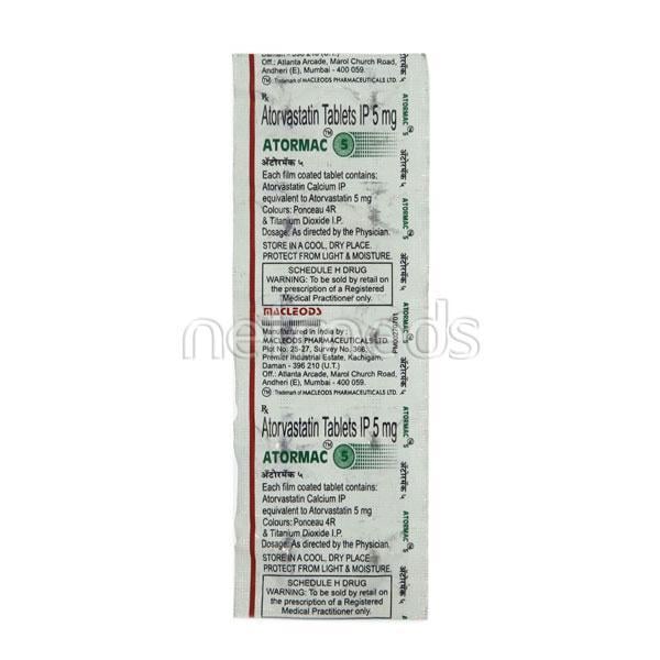 Atormac 5mg Tablet 10'S - Global Surgicals