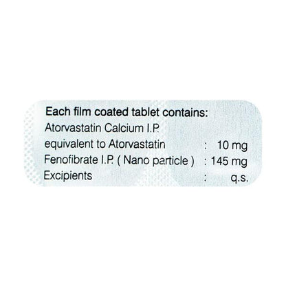 ATORNET F Tablet 10's - Global Surgicals