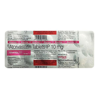 ATORNIZ 10 Tablet 10's - Global Surgicals