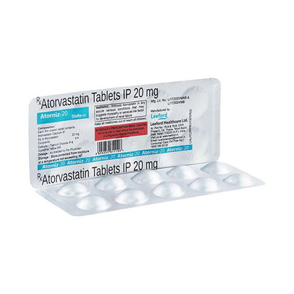 ATORNIZ 20 Tablet 10's - Global Surgicals