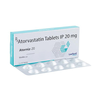 ATORNIZ 20 Tablet 10's - Global Surgicals