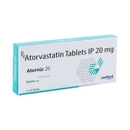 ATORNIZ 20 Tablet 10's - Global Surgicals