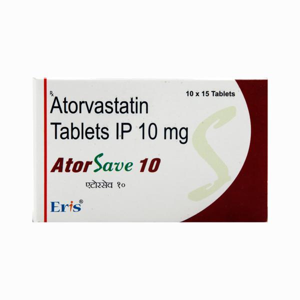 Atorsave 10mg Tablet 15'S - Global Surgicals