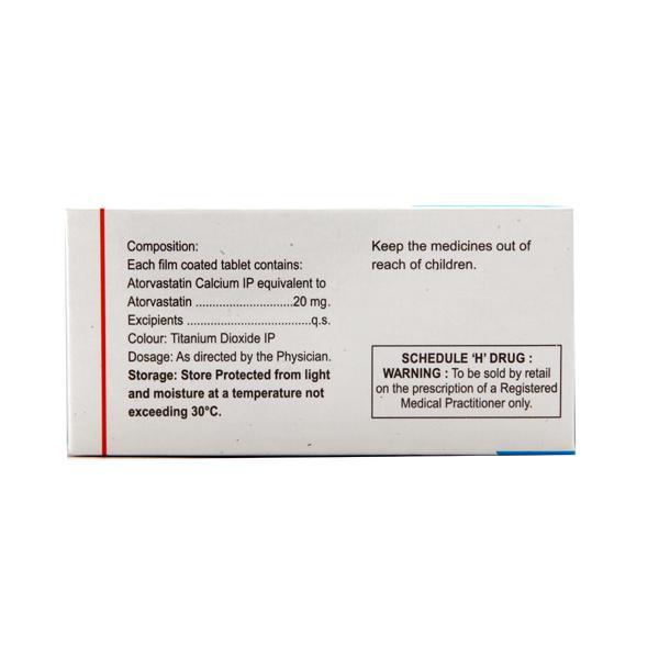 Atorsave 20mg Tablet 15'S - Global Surgicals