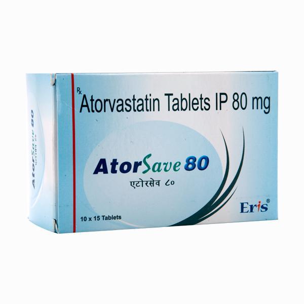 Atorsave 80mg Tablet 15'S - Global Surgicals