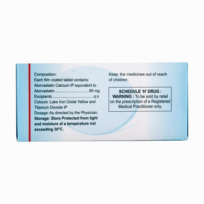 Atorsave 80mg Tablet 15'S - Global Surgicals