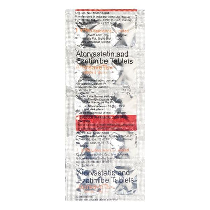Atorsave EZ 10mg Tablet 10'S - Global Surgicals