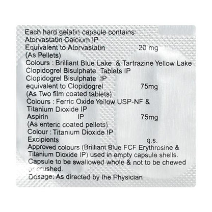 Atorsave Gold 20mg Capsule 10'S - Global Surgicals