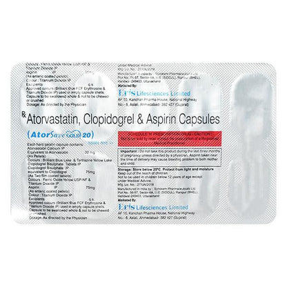 Atorsave Gold 20mg Capsule 10'S - Global Surgicals