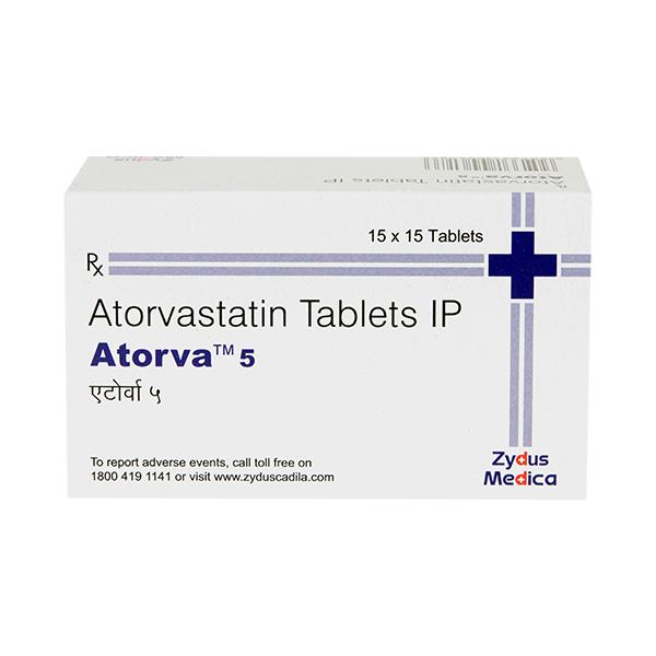 ATORVA 5mg Tablet 15's - Global Surgicals