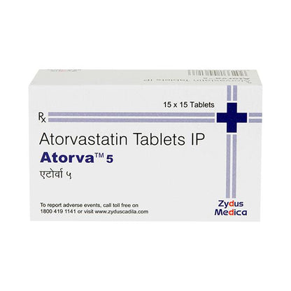 ATORVA 5mg Tablet 15's - Global Surgicals
