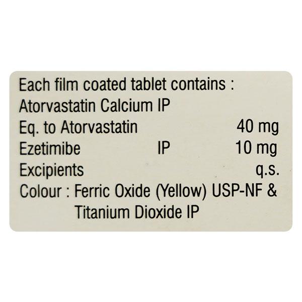 ATORVA E 40 Tablet 10's - Global Surgicals