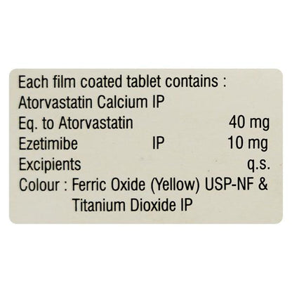 ATORVA E 40 Tablet 10's - Global Surgicals