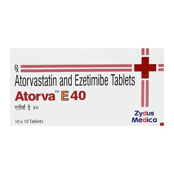 ATORVA E 40 Tablet 10's - Global Surgicals