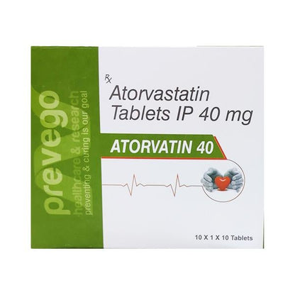 ATORVATIN 40 Tablet 10's - Global Surgicals