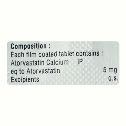 ATORVATIN 5 Tablet 10's - Global Surgicals