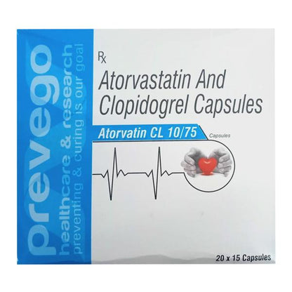 ATORVATIN CL 10/75 Capsule 15's - Global Surgicals