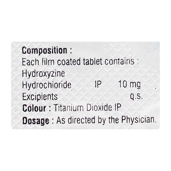 ATOXYZINE 10 Tablet 15's - Global Surgicals
