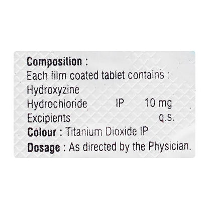 ATOXYZINE 10 Tablet 15's - Global Surgicals