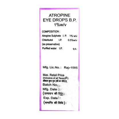 ATROPINE Eye Drops 10ml - Global Surgicals