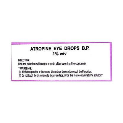 ATROPINE Eye Drops 10ml - Global Surgicals
