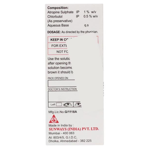 ATROSUN Eye Drops 5ml - Global Surgicals