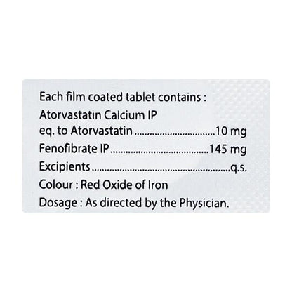 ATROSURE F 10/145 Tablet 10's - Global Surgicals