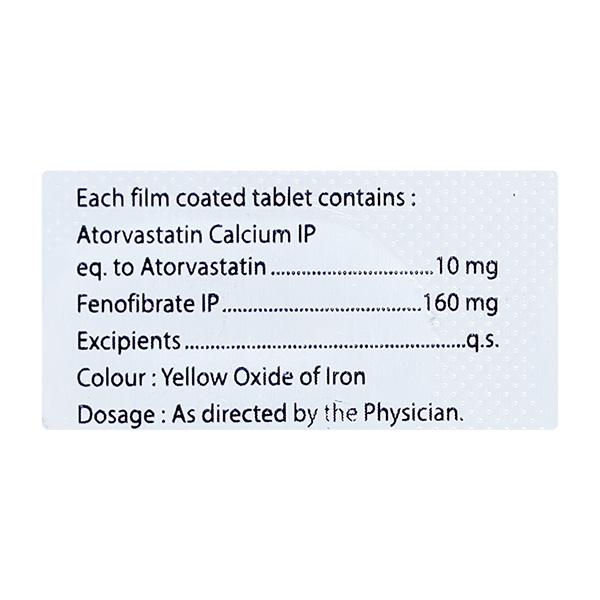 ATROSURE F 10/160 Tablet 10's - Global Surgicals