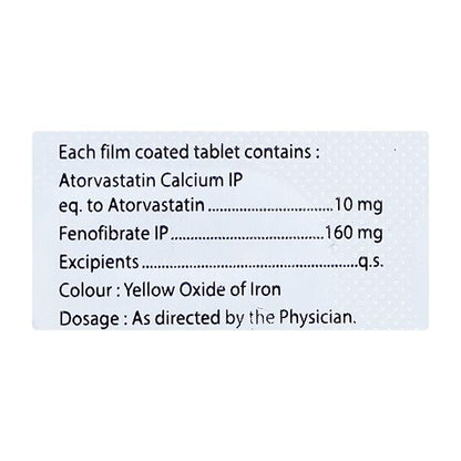 ATROSURE F 10/160 Tablet 10's - Global Surgicals
