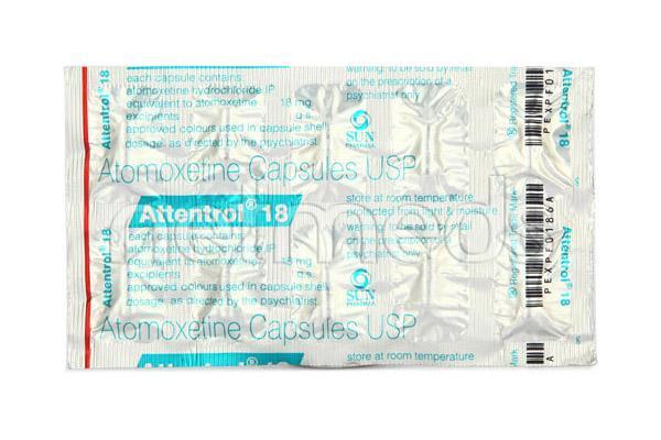 Attentrol 18mg Capsule 10'S - Global Surgicals