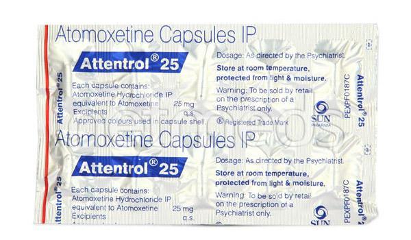 Attentrol 25mg Capsule 10'S - Global Surgicals