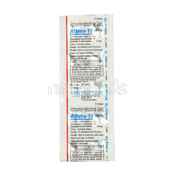 Attera 10mg Tablet 10'S - Global Surgicals