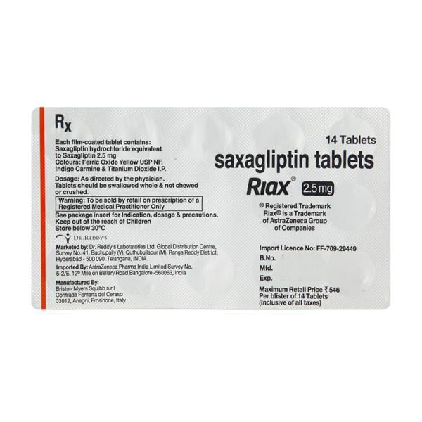 Riax 2.5mg Tablet 14'S