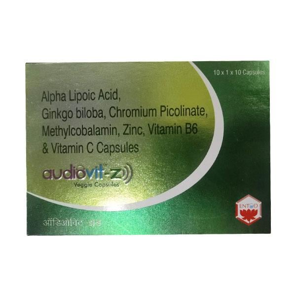 AUDIOVIT Z VEGGIE Capsule 10's - Global Surgicals