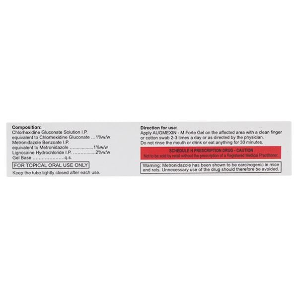AUGMEXIN M FORTE Gel 10gm - Global Surgicals