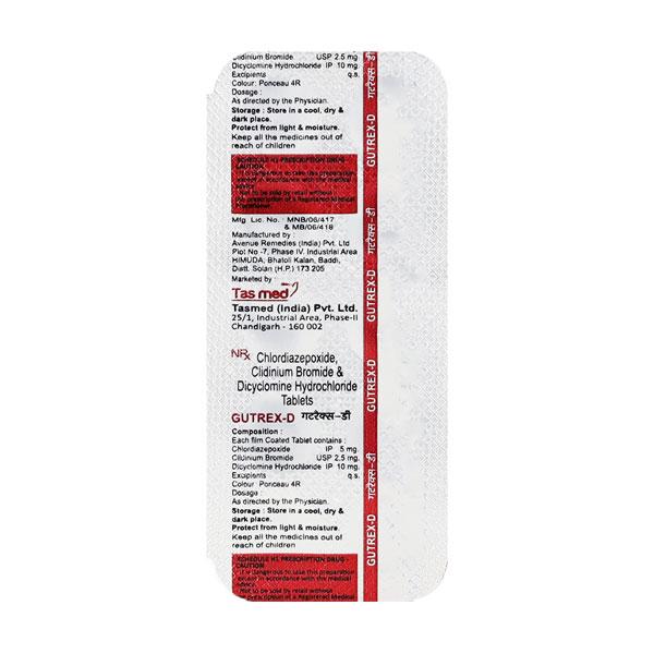 GUTREX D Tablet 10's