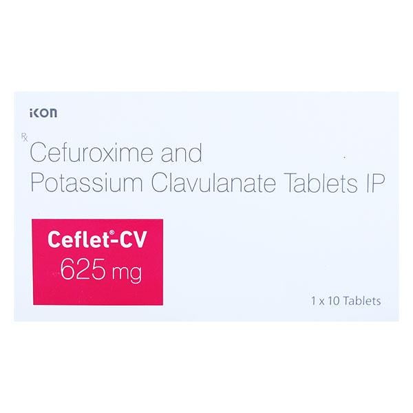 CEFLET CV 625mg Tablet 10's
