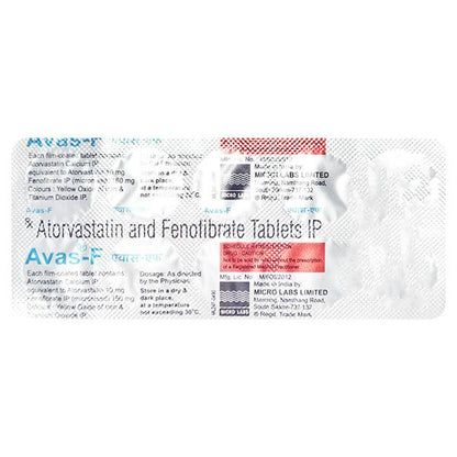 AVAS F 10 Tablet 10's - Global Surgicals