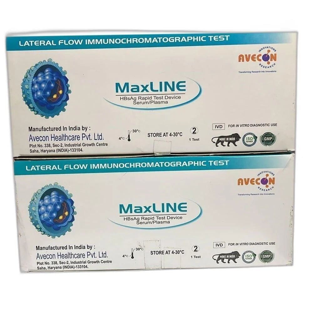 Avecon Maxline Hbsag Rapid Card - Global Surgicals
