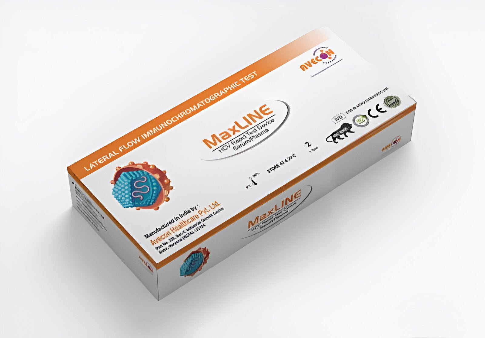Avecon Maxline HCV Rapid Card - Global Surgicals