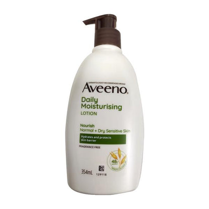 AVEENO DAILY MOISTURISING NOURISH NORMAL DRY SENSITIVE SKIN Lotion 354ml - Global Surgicals