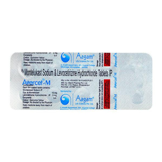 Avercet M Tablet 10's - Global Surgicals