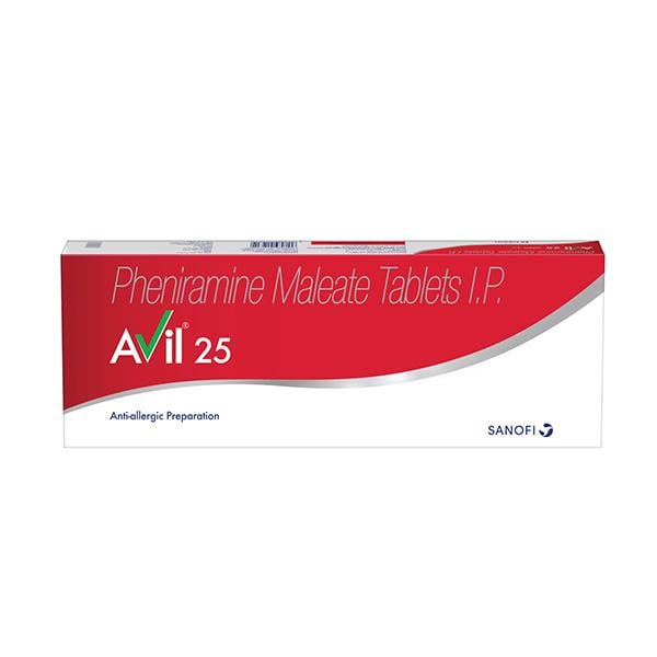 Avil 25mg Tablet 15'S - Global Surgicals